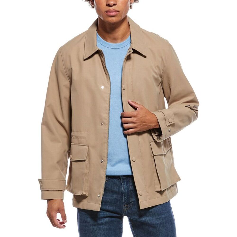 Officine Générale Mens Officine Generale Guilhem Technical Jacket, Brown